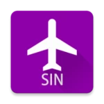 sg flight info android application logo